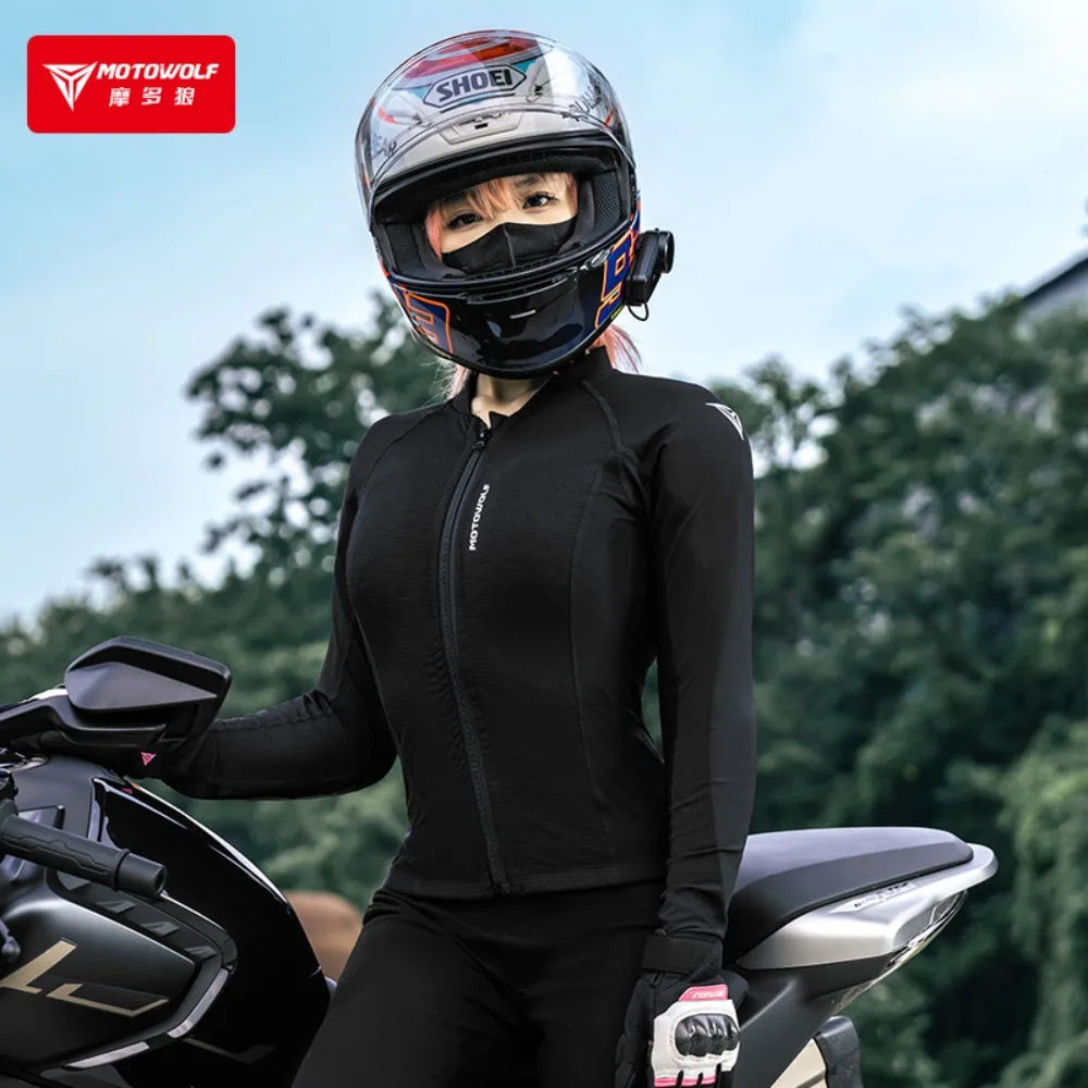 Cycling Gear Jacket - 女性用オートバイ乗馬鎧、通気性メッシュ、落下防止鎧、内蔵保護具、スリムな女性用サイクリング服、夏