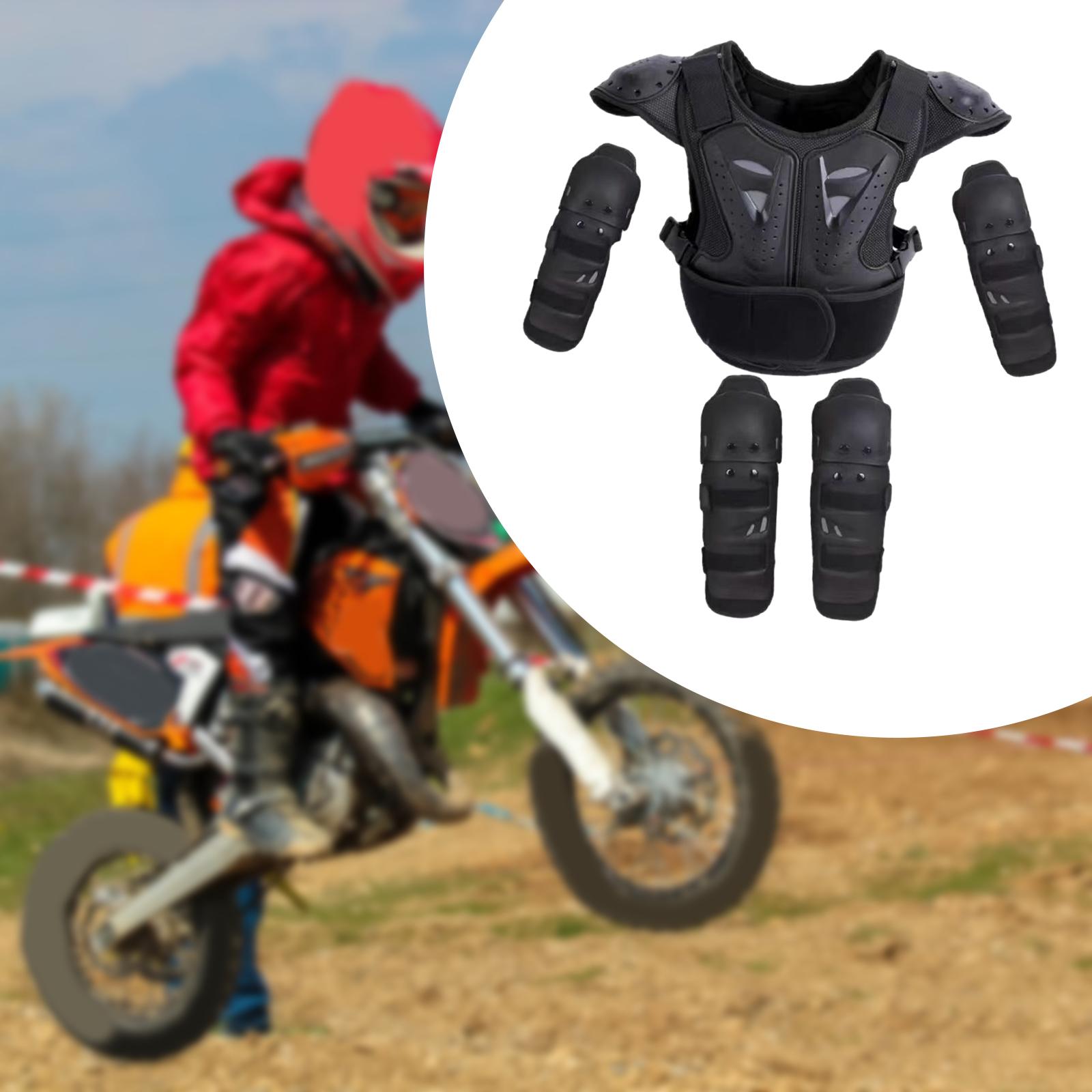 Cycling Safety Gear For Kids - 子供用オートバイ保護スーツ全身胸部脊椎背中アーマー子供用安全装備ダートバイクサイクリングスケートアウトドアスポーツ用