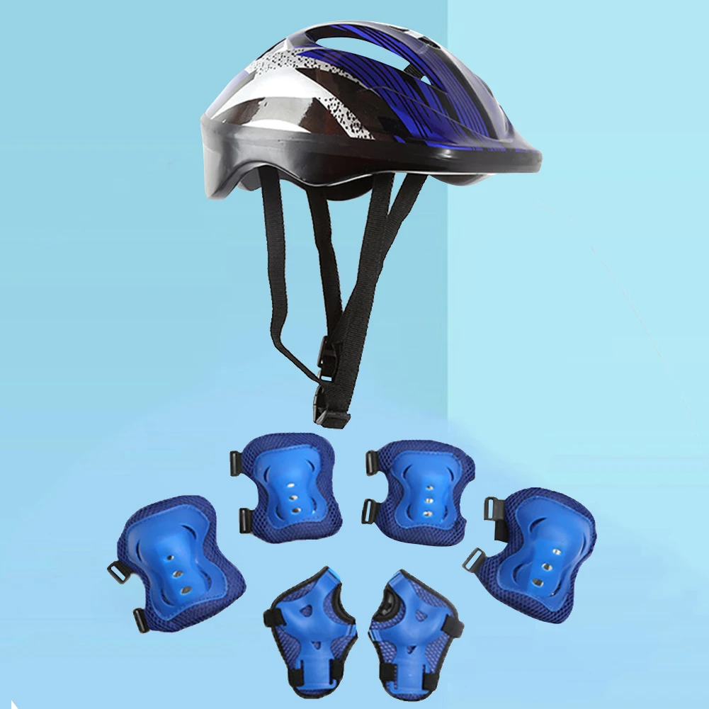 7 個の自転車スポーツ保護具セット調整可能な子供用安全スケー - Cycling Safety Gear For Kids のレビューと価格
