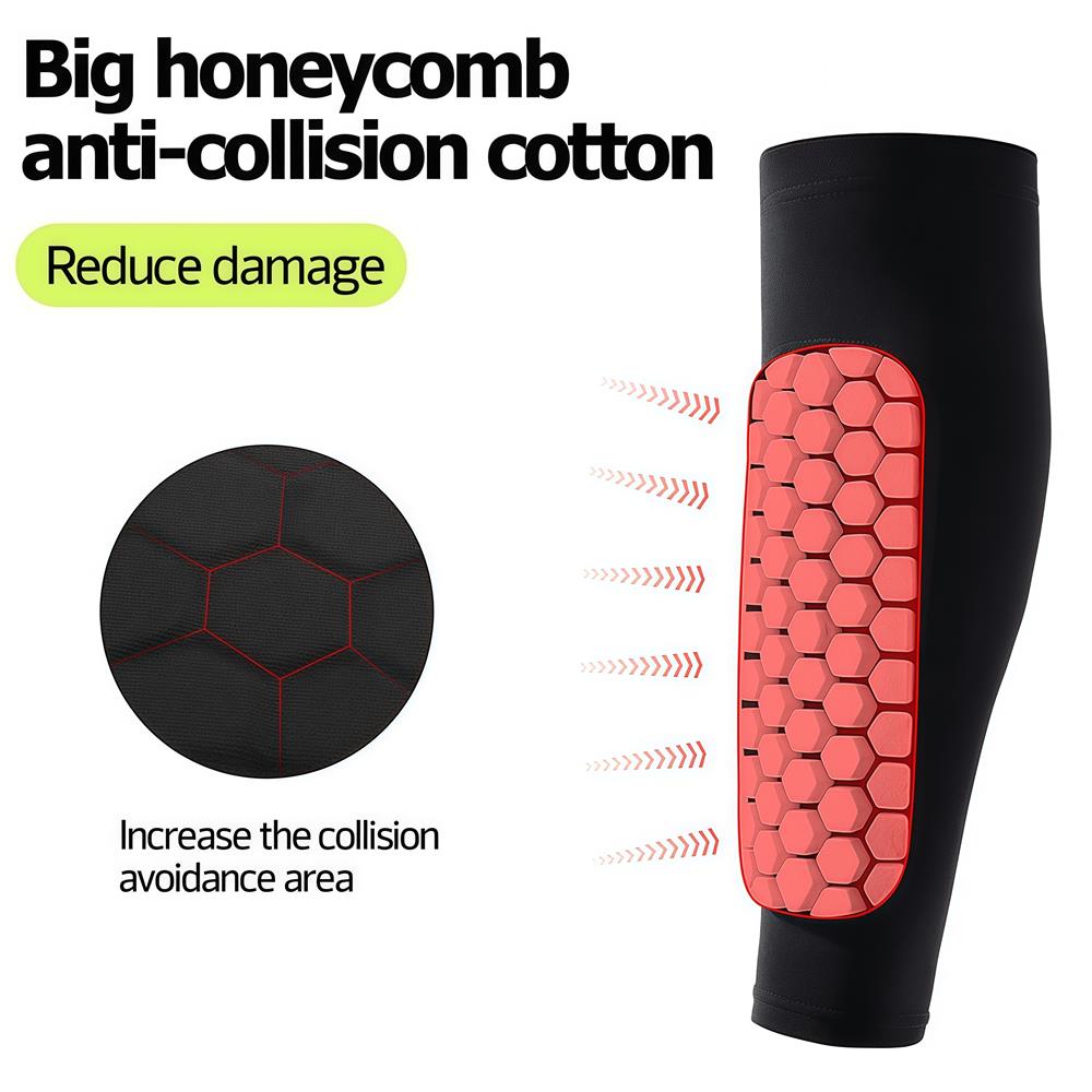 ハニカムサッカーすねガードサッカーシールドスポーツレギンスす - Cycling Gear Pants のレビューと価格
