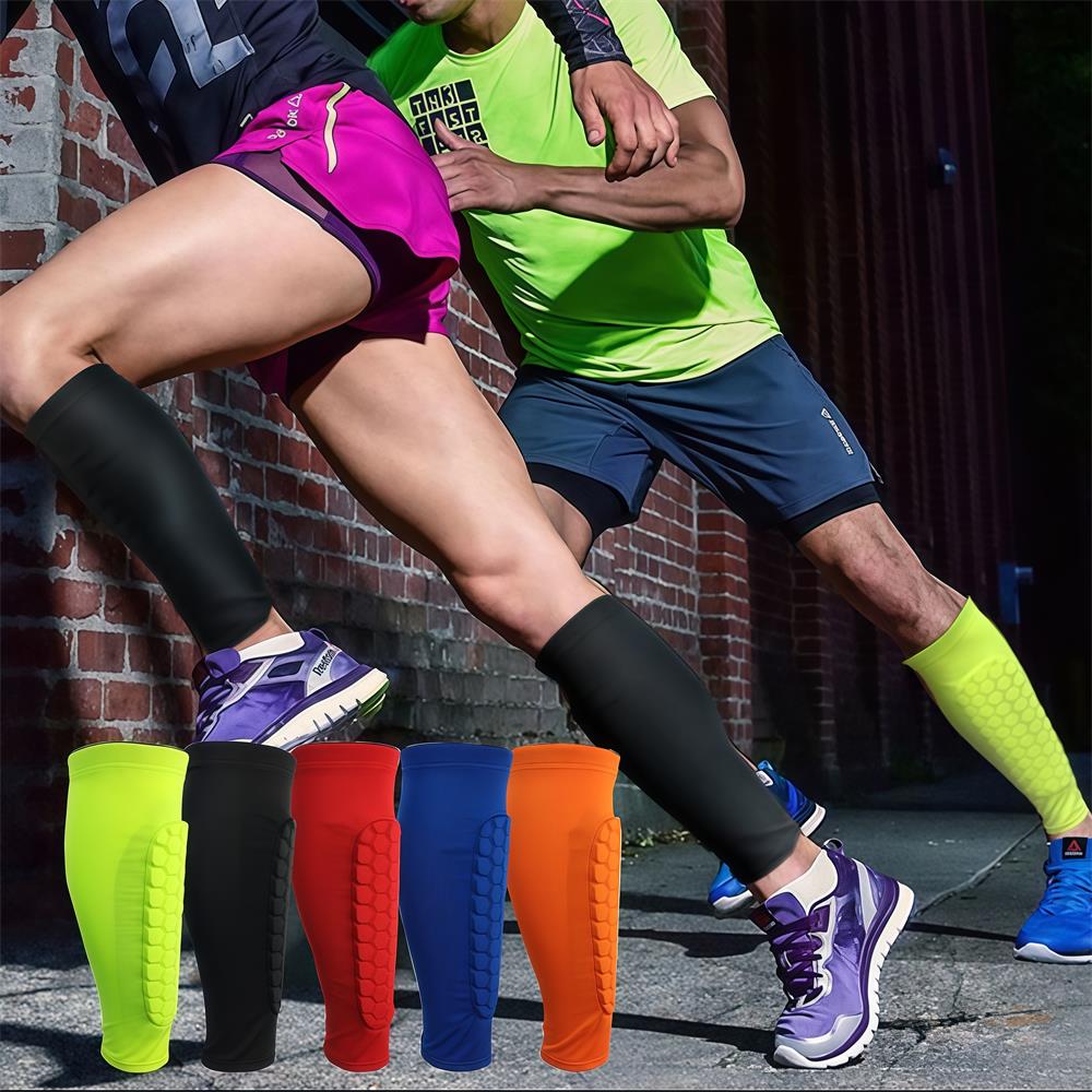 ハニカムサッカーすねガードサッカーシールドスポーツレギンスす - Cycling Gear Pants のレビューと価格