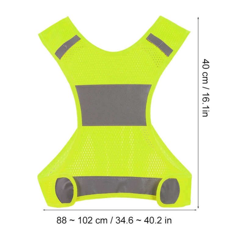 アウトドアサイクリング反射ベストランニングベストスポーツ安全 - Reflective Cycling Vest のレビューと価格