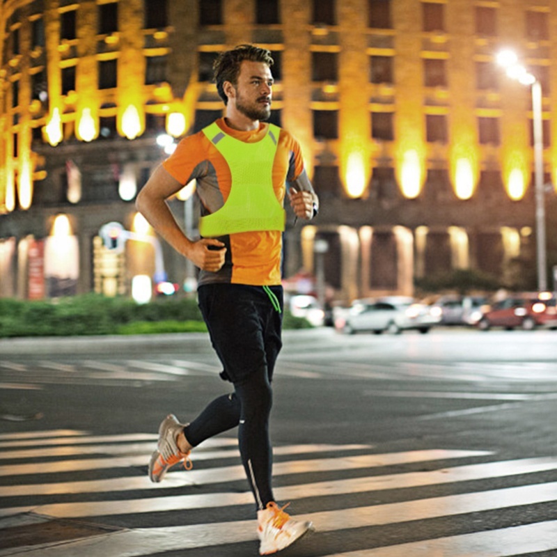 アウトドアサイクリング反射ベストランニングベストスポーツ安全 - Reflective Cycling Vest のレビューと価格