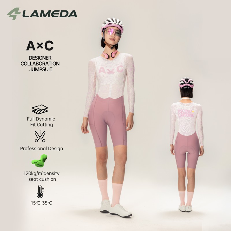 LAMEDA レディース サイクリングジャンプスーツ 長袖シ - Cycling Gear Lycra のレビューと価格