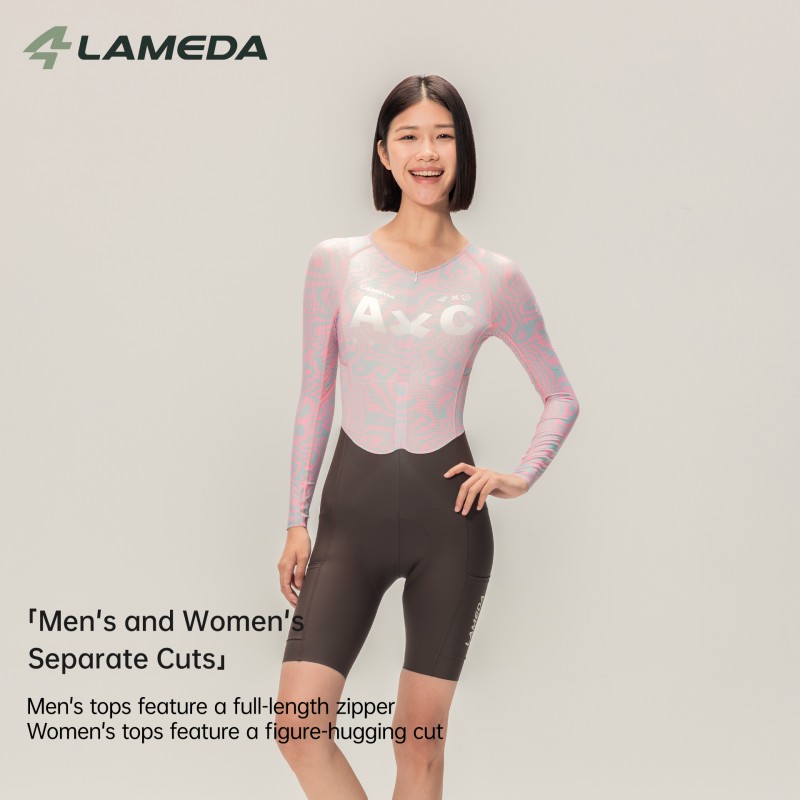LAMEDA レディース サイクリングジャンプスーツ 長袖シ - Cycling Gear Lycra のレビューと価格