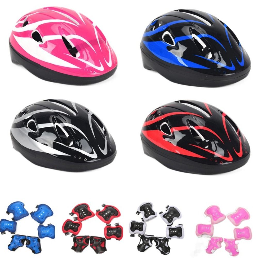 子供用の膝と肘のパッド、リストガード、スポーツ保護具、スクー - Cycling Safety Gear For Kids のレビューと価格