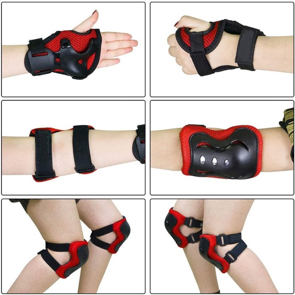 子供用の膝と肘のパッド、リストガード、スポーツ保護具、スクー - Cycling Safety Gear For Kids のレビューと価格
