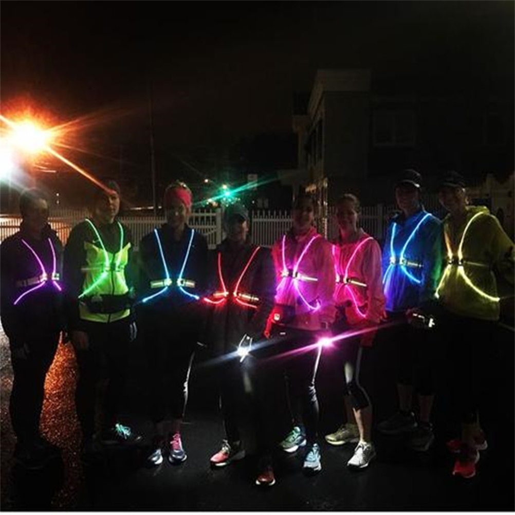 屋外360度反射LEDフラッシュドライビングベスト高視認性夜 - Reflective Cycling Vest のレビューと価格