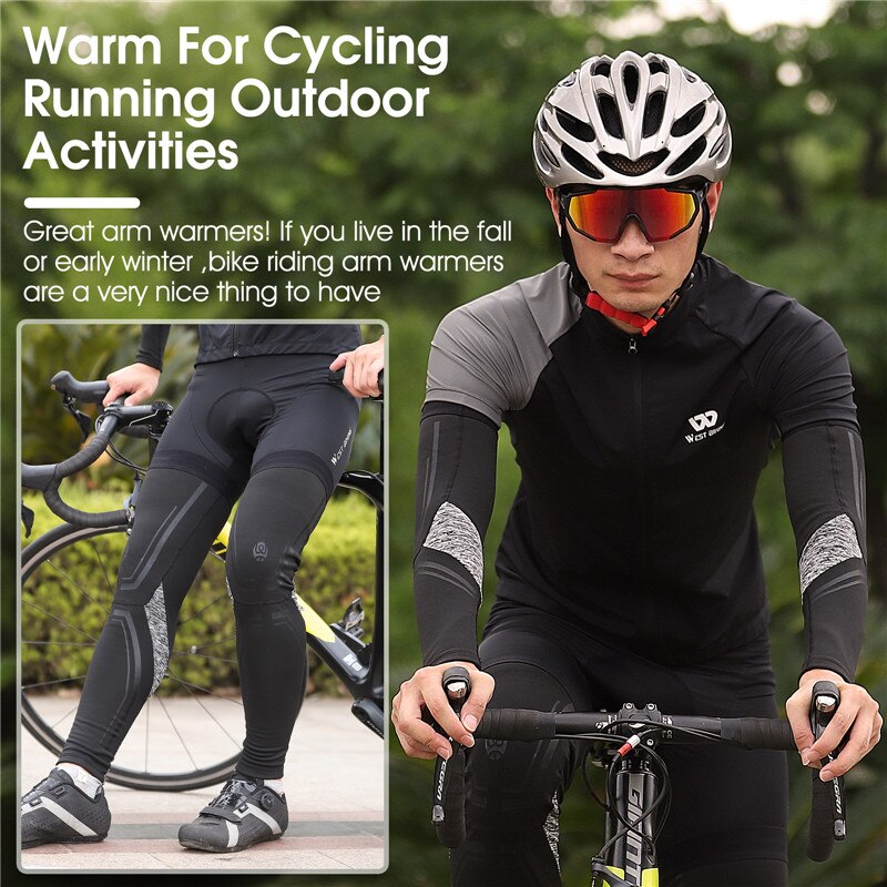 WestBiking-暖かいレッグスリーブ,スポーツギア,秋 - Cycling Gear Lycra のレビューと価格