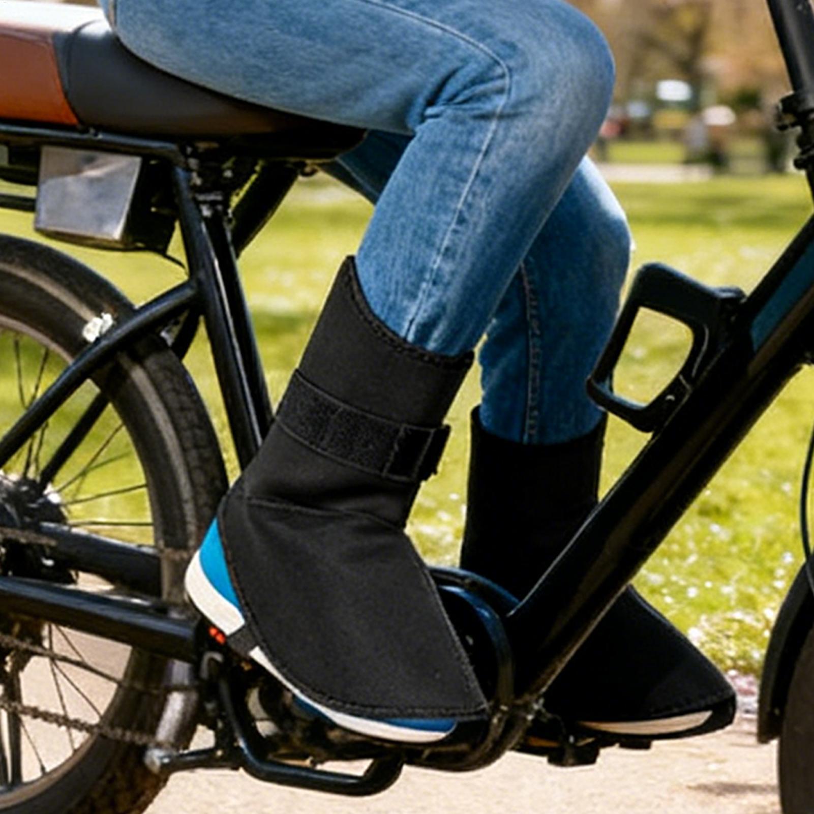サイクリングシューズカバー 防水 暖かいフットギア シューズ - Cycling Gear Men のレビューと価格