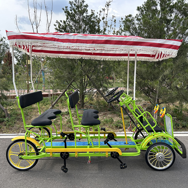 四輪自転車 クワッドバイク 観光バイク 20インチ 多人数用 - Cycling Quads のレビューと価格