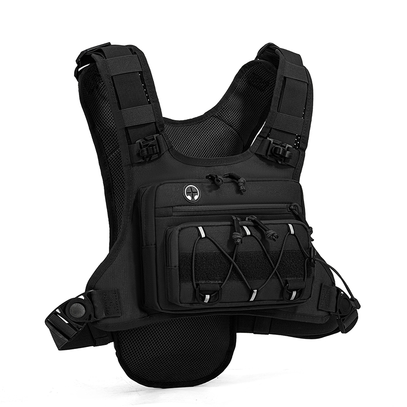 タクティカルバッグ フロントチェストリグベスト バックパック - Reflective Cycling Vest のレビューと価格