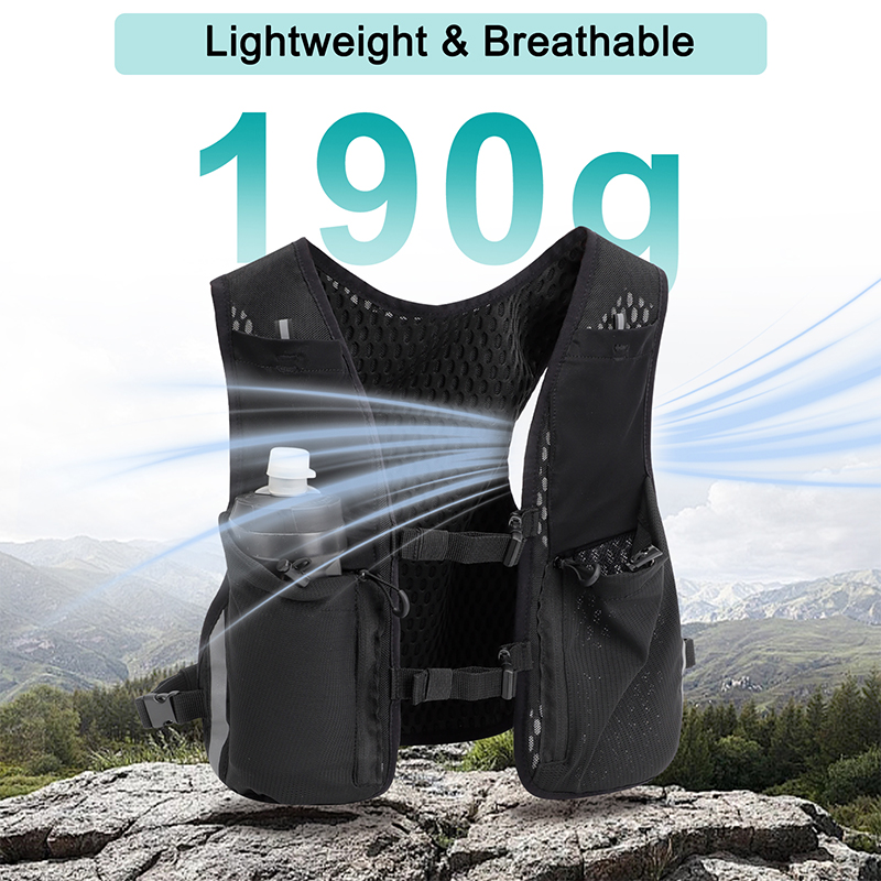 TINYAT 反射多機能ベストバッグ男性女性スポーツチェスト - Reflective Cycling Vest のレビューと価格