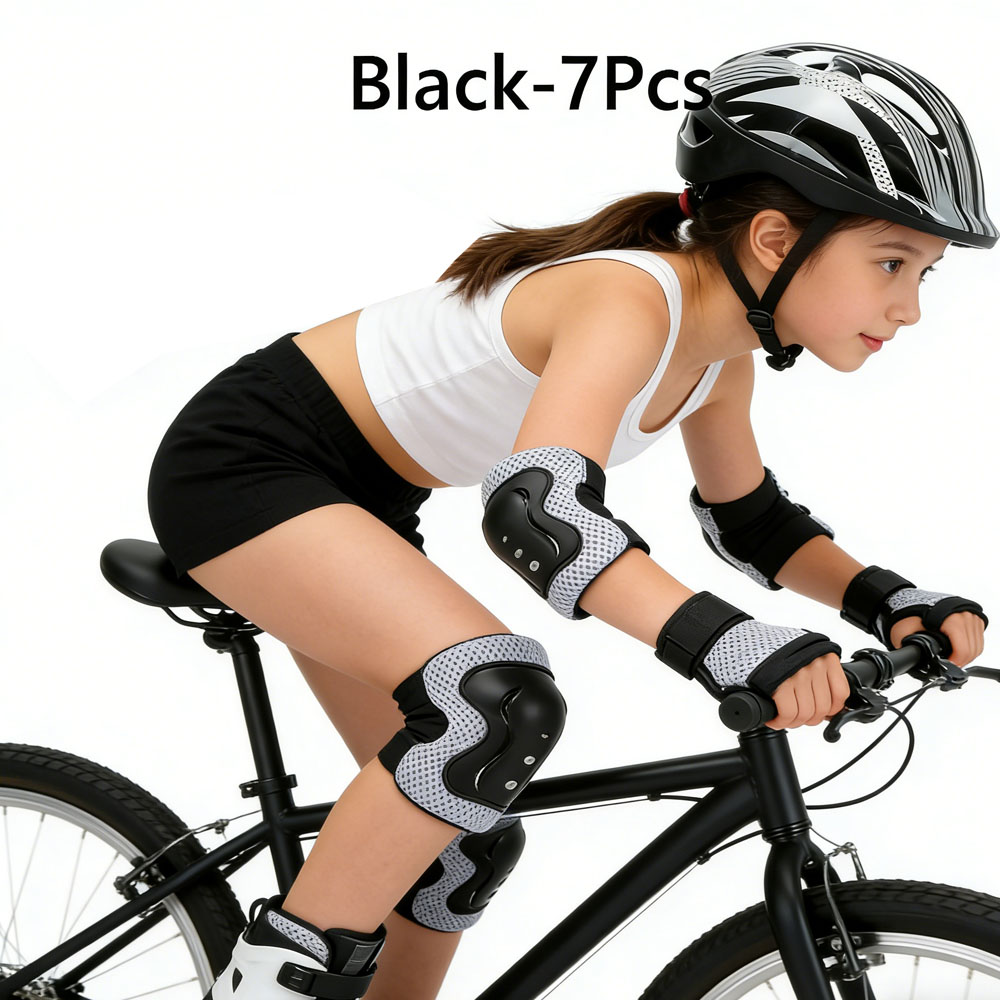 自転車スポーツ保護具セット 調整可能な子供用安全スケートヘル - Cycling Safety Gear For Kids のレビューと価格